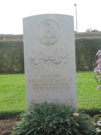 Heliopolis War Cemetery - Muhammad Sarwar, 